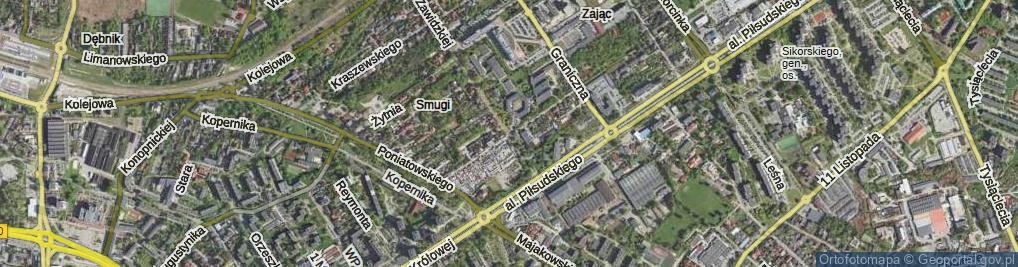 Zdjęcie satelitarne Twarda ul.